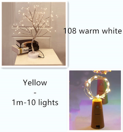 Luces LED para Botellas de Vino 2M - Guirnalda Decorativa 20 Leds Alambre de Cobre - Image 7