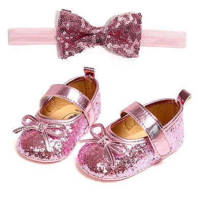 Zapatos Blandos para Bebé con Cinta Diadema - Suela Antideslizante - Image 7