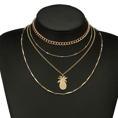 Collar Colgante Piña Minimalista para Mujer - Image 3