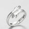 Anillo Ajustable para Parejas - Anillo Abierto con Anillo de Amor