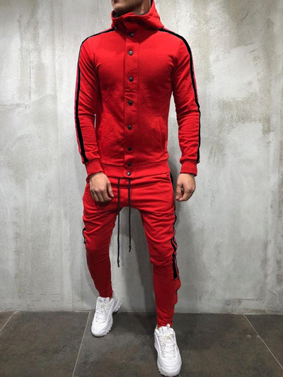 Cardigan Deportivo con Capucha y Botones para Hombre - Image 3