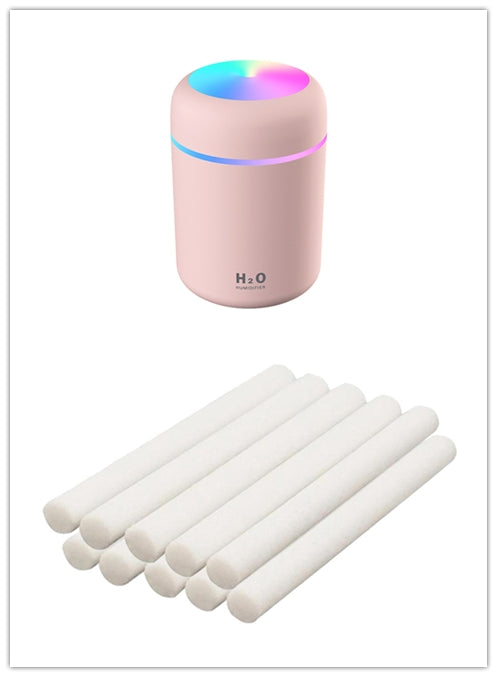 White cylindrical cotton wick, likely a replacement part for a humidifier or aroma diffuser. - Image 21