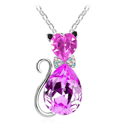 Collar Gatito Adorable con Moño y Cristales Brillantes - Image 13