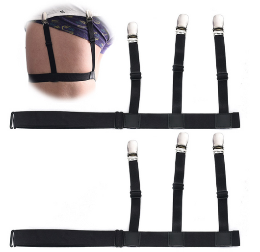 Tirantes Sujetadores de Camisa para Hombre - Elásticos Ajustables Antiarrugas - Image 7