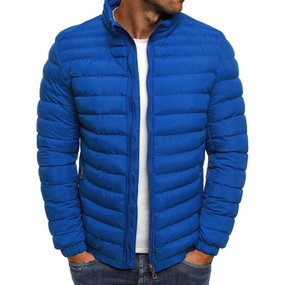 Abrigo Acolchado Impermeable para Hombre - Chaqueta Térmica de Algodón con Bolsillos - Image 4