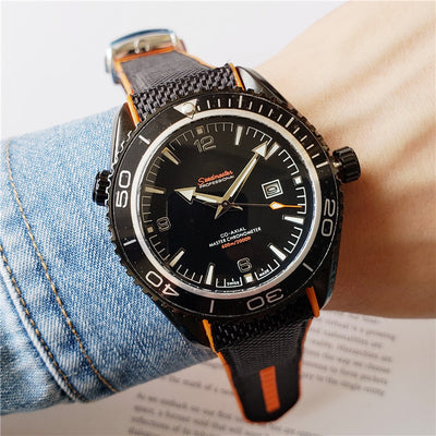 Reloj de Cuarzo Casual para Hombre - Diseño Redondo Negro - Image 6