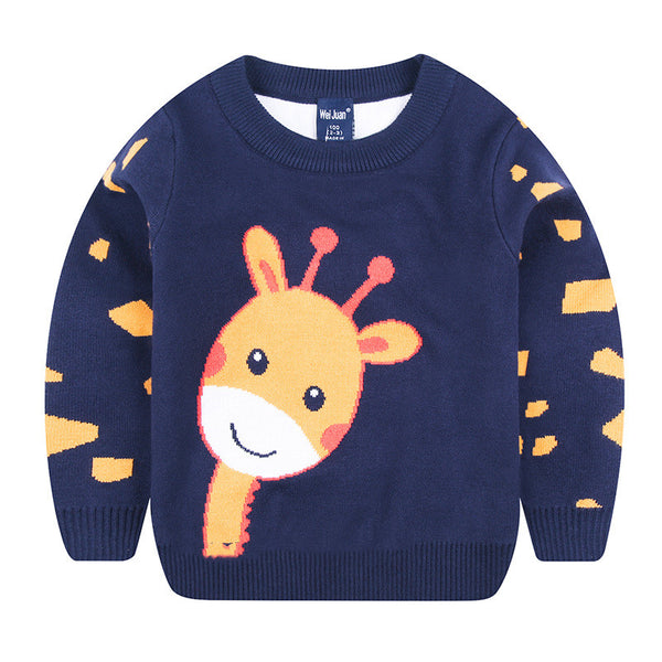 Suéter Jacquard Tejido Suave para Niños y Niñas