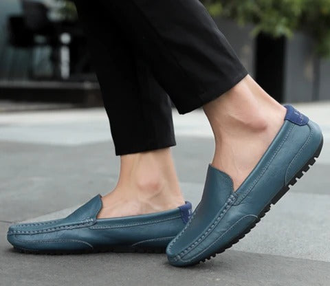Zapatos Casuales de Cuero Suave para Hombre