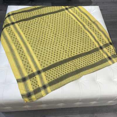 Pañuelo Táctico Khaki Árabe 100% Algodón Puro - Image 3