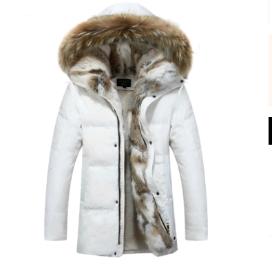 Abrigo Largo Acolchado para Hombre - Chaqueta de Invierno Estilo Coreano Talla Grande