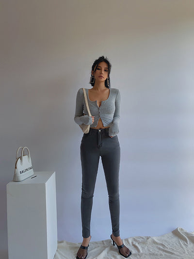 Pantalón Slim Cintura Alta Levantador de Glúteos - Image 5