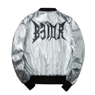 Chaqueta Bomber Reversible Hip Hop Rojo Estilo Harajuku Unisex - Image 5