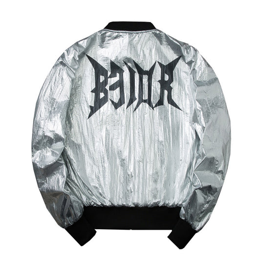 Chaqueta Bomber Reversible Hip Hop Rojo Estilo Harajuku Unisex - Image 5