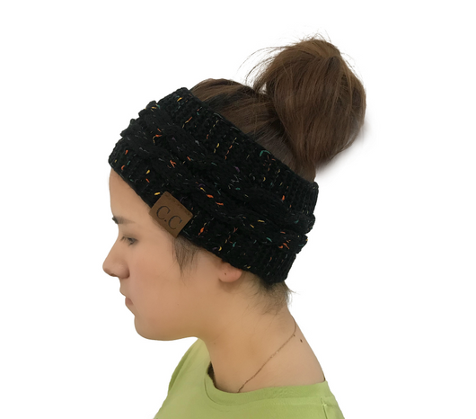 Gorro Tejido Invierno para Mujer con Agujero para Coleta - Beanie Cálido de Punto Trenzado - Image 11
