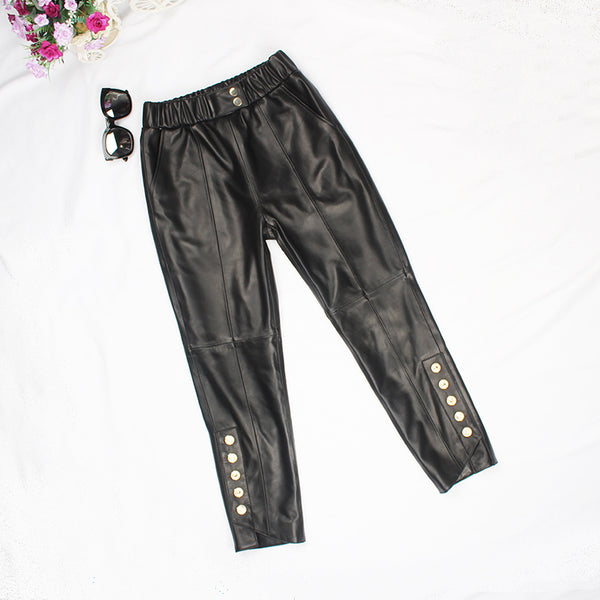 Leggings Capri Ajustados de Cintura Alta