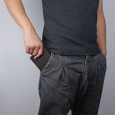 Billetera Vintage para Hombre en Cuero Crazy Horse - Multifuncional - Image 12
