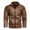 Chaqueta Retro de Cuero Sintético PU