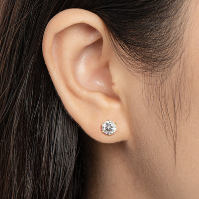 Aretes de Moissanita - Image 4