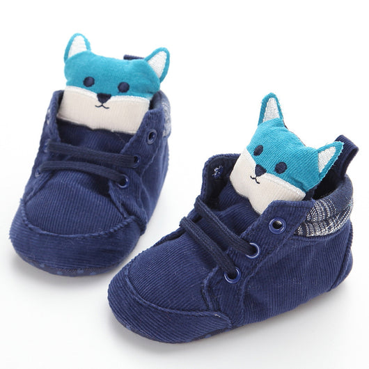 Zapatos para Bebé con Diseño de Osito y Zorro - Primeros Pasos Antideslizantes - Image 8