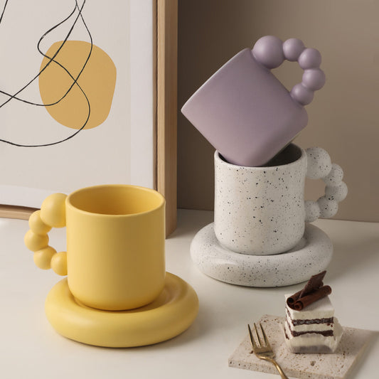 Set de Tazas de Cerámica Premium para Café y Bebidas