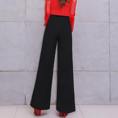 Pantalón Recto Cintura Alta Holgado Casual - Image 2