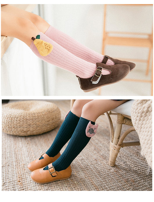 Calcetines Infantiles con Diseño de Niña Kawaii - Image 6