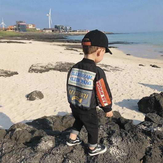 Chaqueta de Cuero PU para Niños - Estilo Motociclista Negro - Image 7