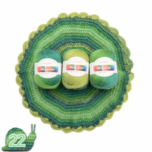 Ovillo Arcoíris Multicolor para Tejer - Image 43