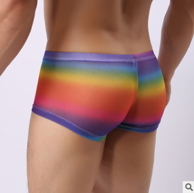 Calzoncillos Transparentes de Malla Estampada para Hombre - Image 2