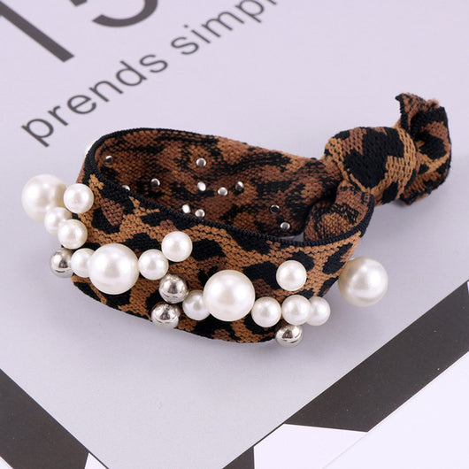 Cuerda para el Cabello Estampado Leopardo - Image 4