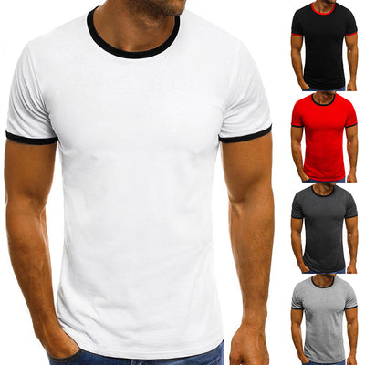 Camiseta Casual Manga Corta Cuello Redondo para Hombre - Image 4