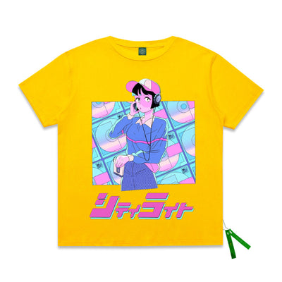 Playera Suelta de Algodón Manga Corta para Hombre - Image 15