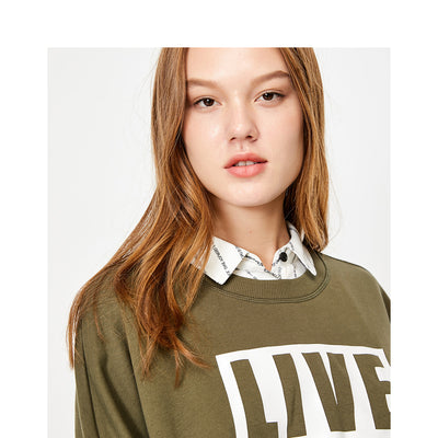 Sudadera Estampada con Letras para Mujer - Image 4