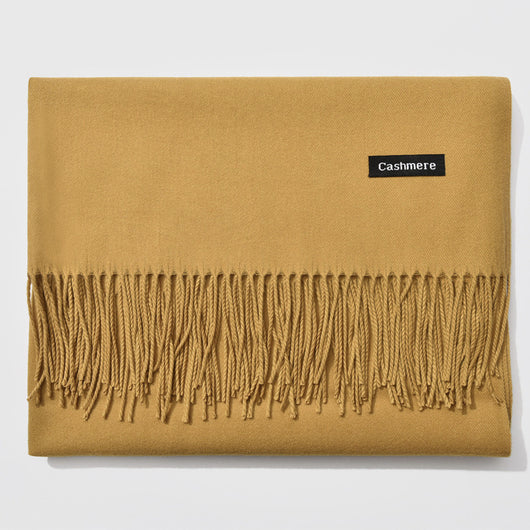 Bufanda de Cachemira Liso Premium - Image 34