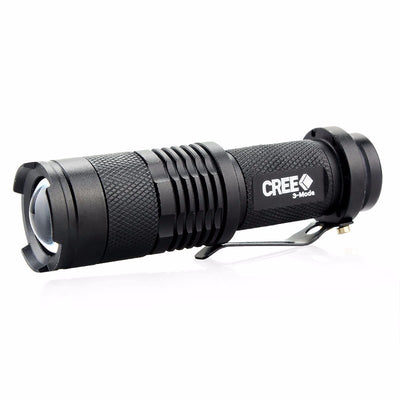 Linterna LED Táctica Q5 5 Colores 2000 Lúmenes Recargable Impermeable - Image 2