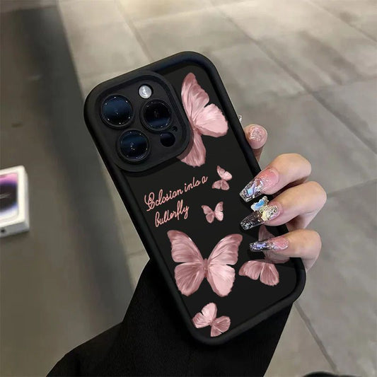 Funda Protectora Butterfly para iPhone 15 Pro Max - Resistente a Caídas