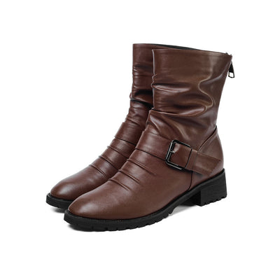 Zapatos Punk Mujer Otoño Invierno Estilo Británico Tendencia - Image 3