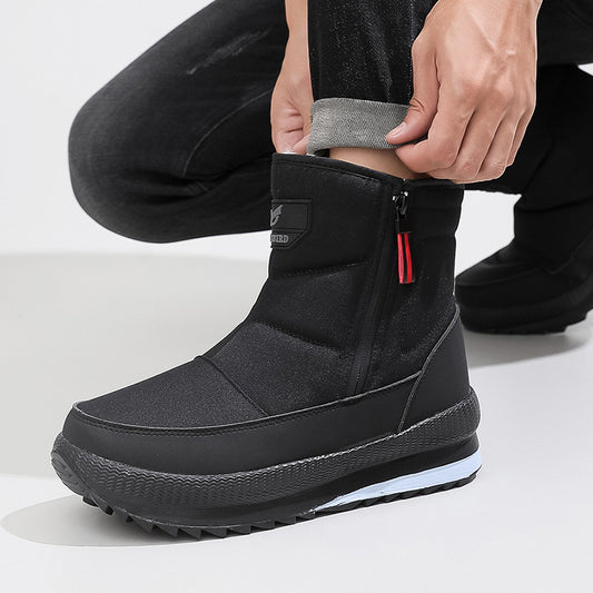 Zapatillas Cálidas Antideslizantes para Adultos Mayores con Forro de Felpa