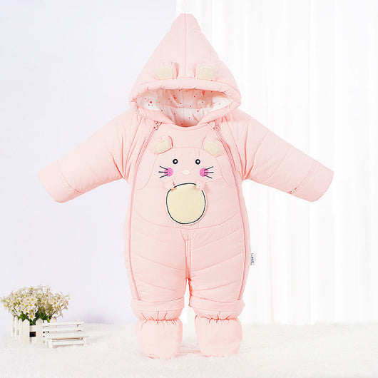 Pijama Enterizo de Algodón con Plumón para Recién Nacido - Image 8