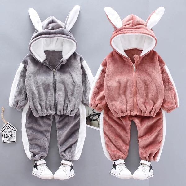Conjunto de Franela con Cierre para Niños - Otoño e Invierno