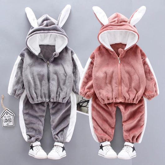 Conjunto de Franela con Cierre para Niños - Otoño e Invierno