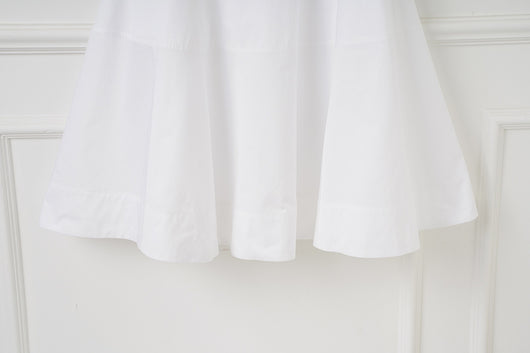 Falda Blanca de Cintura Alta con Detalles Combinados en Algodón - Image 29