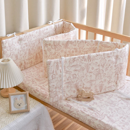 Barrera de Cama para Bebé en Algodón Gasa - Protección Suave Recién Nacido - Image 7