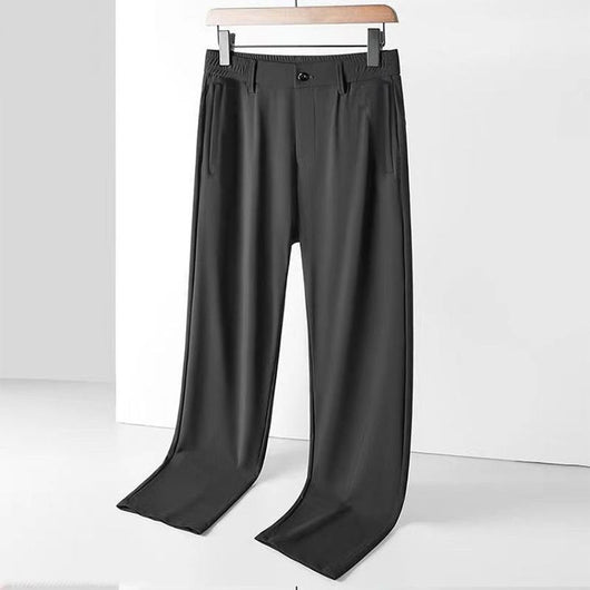 Pantalones Rectos Holgados Ice Silk para Hombre