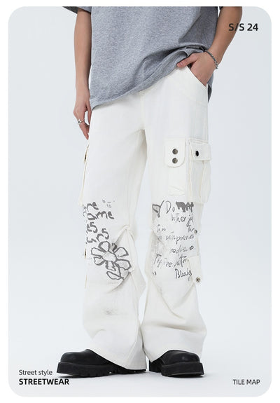 Overol Recto Blanco para Hombre - Diseño Minimalista Moda Americana - Image 11