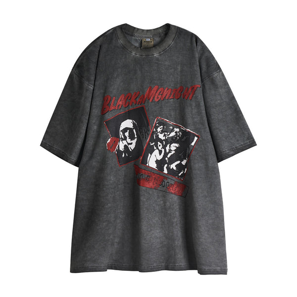 Playera Estampada con Letras para Hombre - Diseño Moderno