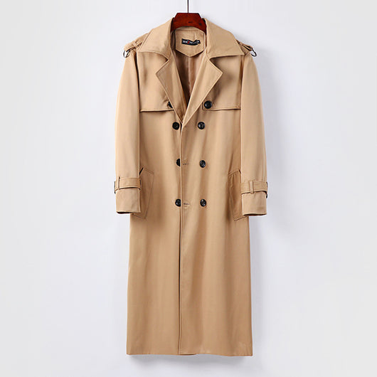 Abrigo Gabardina Larga Oversized Tallas Grandes Hombre - Image 8