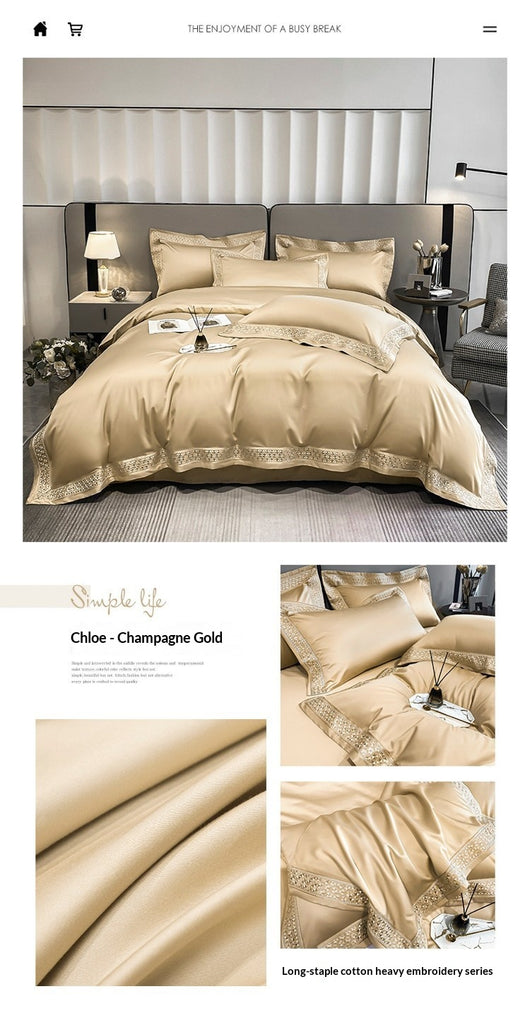 Juego de Cama 100% Algodón con Sábanas, Funda Nórdica y Bajera - Image 16