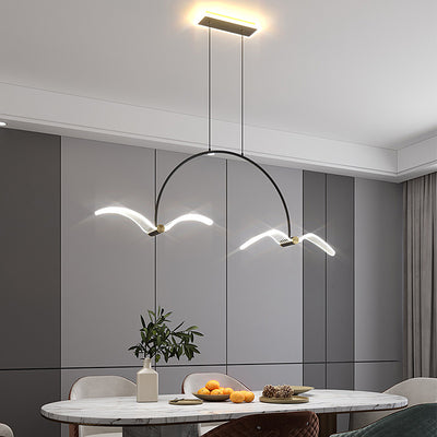Lámpara Colgante LED Gaviota Minimalista para Dormitorio - Image 9