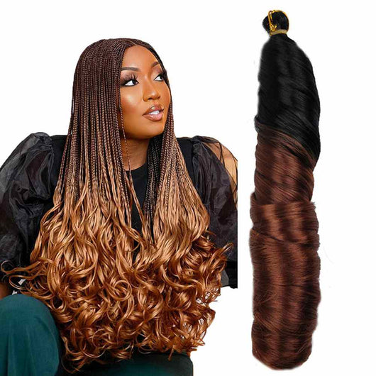 Trenzas Crochet Ondas Francesas 22 Pulgadas - Image 42